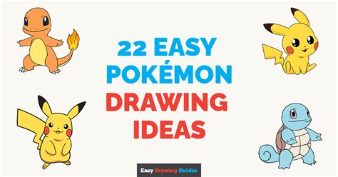 easy pokemon to draw|22 Easy Pokémon Drawing Tutorials.